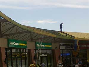 Wonderboom Junction PVC roof before